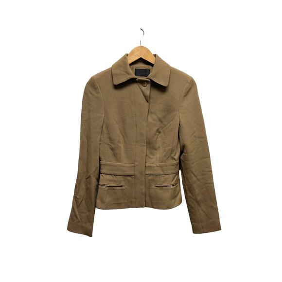 Narciso Rodríguez Brown Wool Blazer Jacket Made in Italy Size 4 - Picture 1 of 8